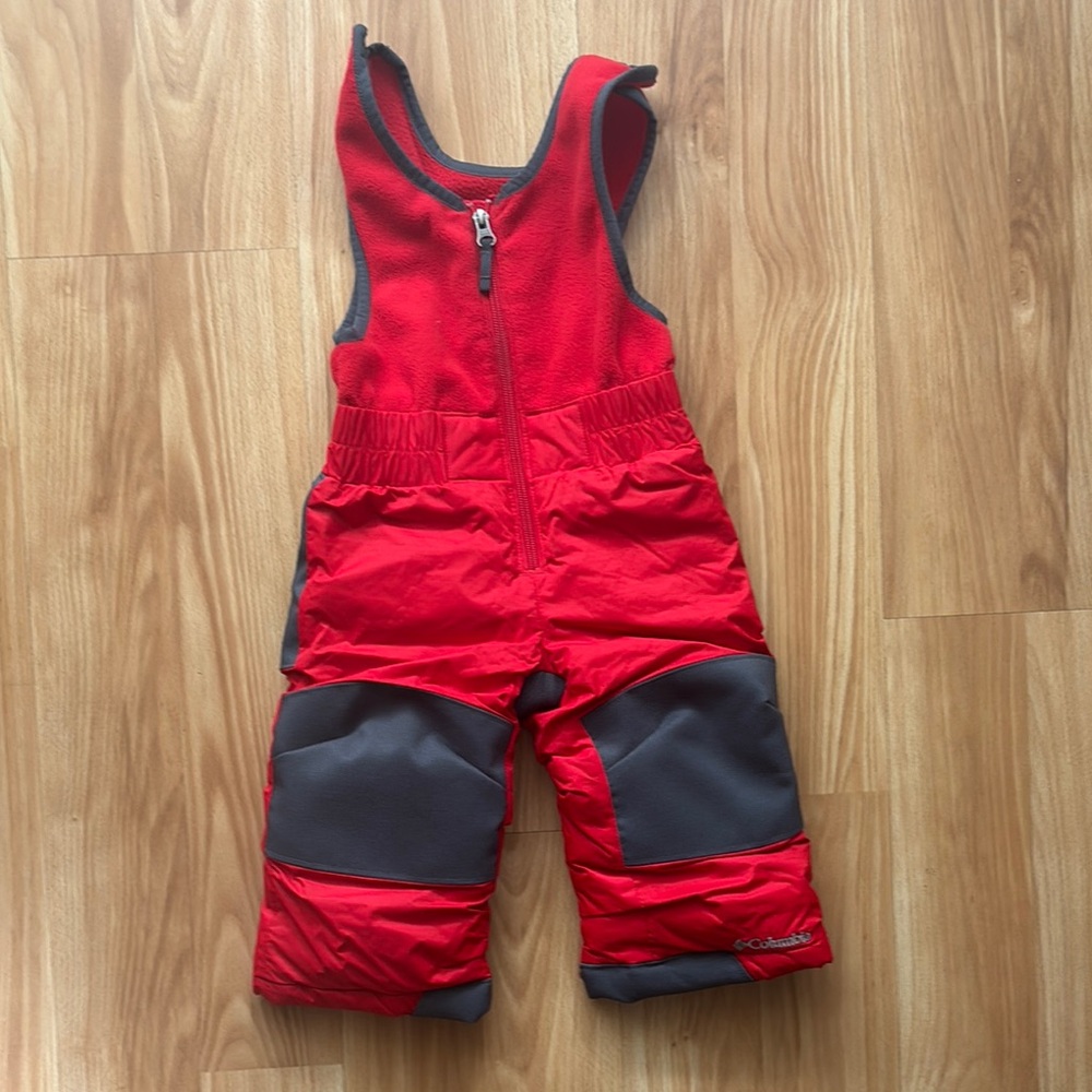 Columbia Snow Bibs Sz 12-18 Months